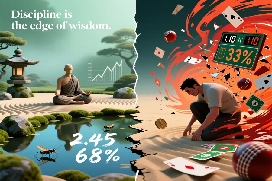 Mental discipline and emotional control in cricket betting strategy