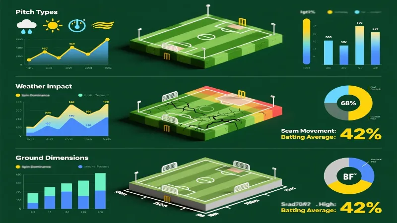 Cricket pitch conditions and weather analysis for betting predictions