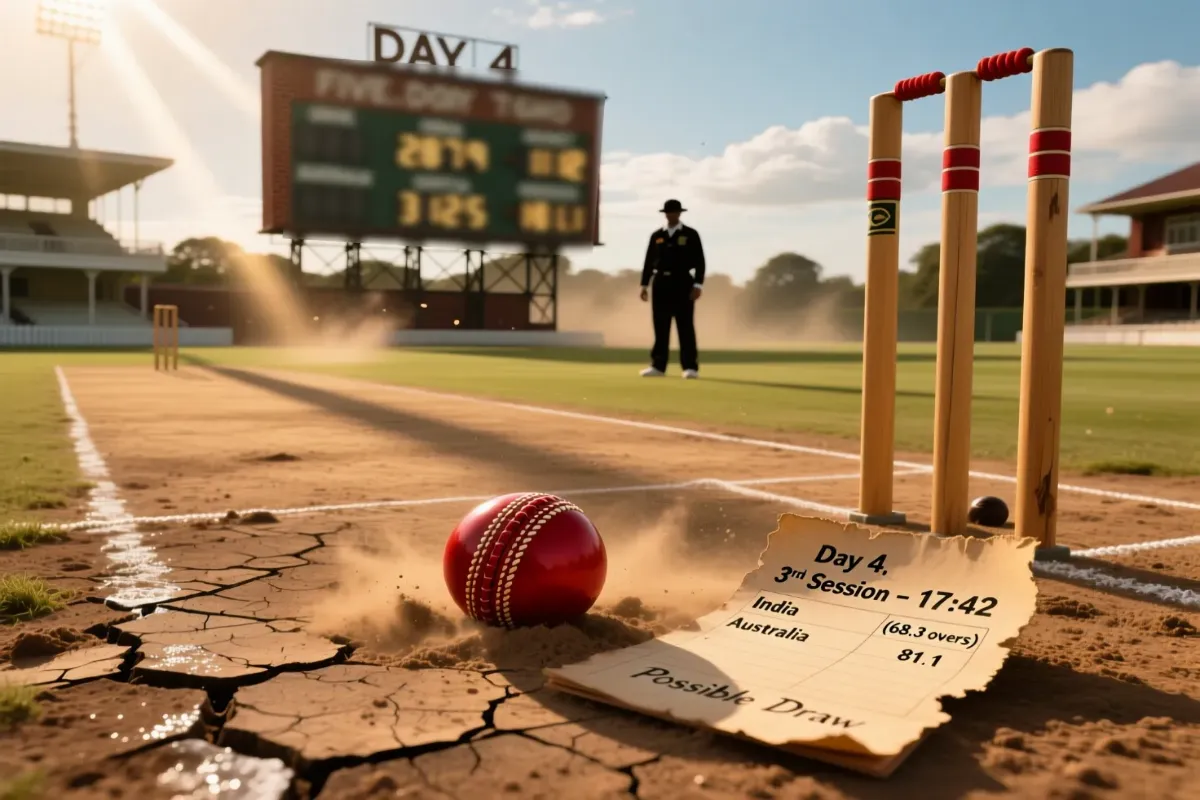 Test cricket pitch analysis and five-day match strategy